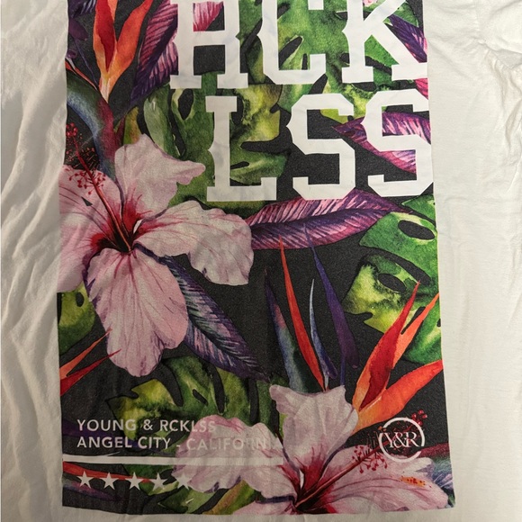 Young & Reckless Graphic T-Shirt - White - Picture 3 of 3